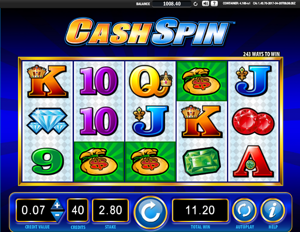 Игровой автомат Cash Spin - суперские призы и регулярные выигрыши