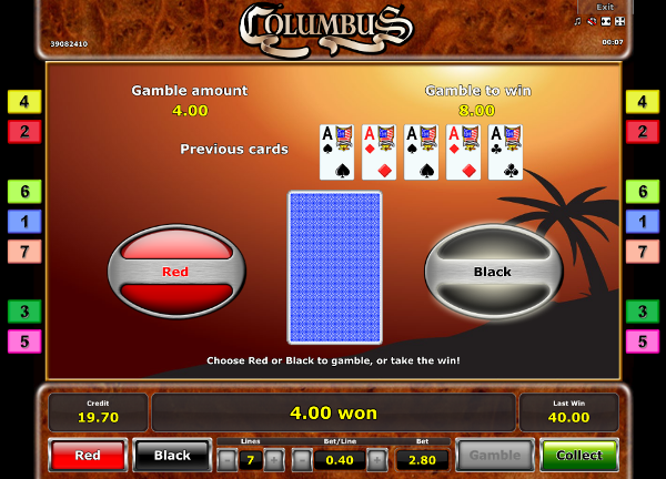 Игровой автомат Columbus - слот который поможет выигрывать в казино Вулкан Рояль