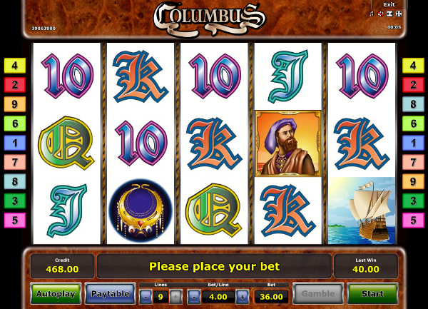 Игровой автомат Columbus - слот который поможет выигрывать в казино Вулкан Рояль