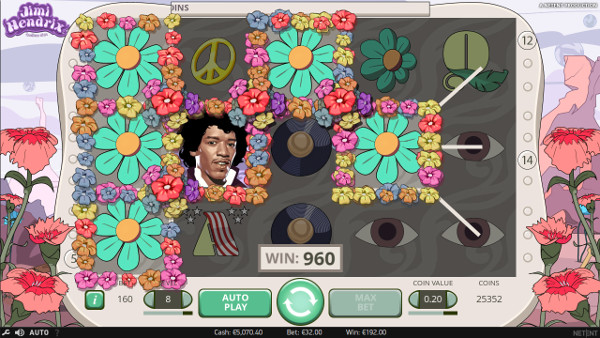 Игровой автомат Jimi Hendrix - играть на официальный сайт Плей Фортуна казино