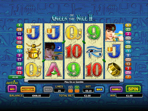 Игровой автомат Queen of Nile 2 - для ценителей древнего Египта
