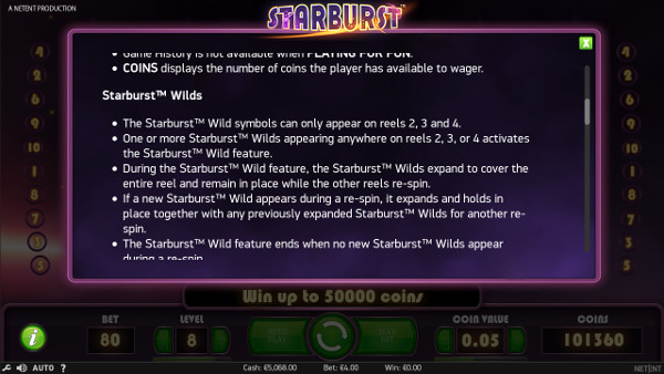 Игровой автомат Starburst - в онлайн казино Вулкан Вегас выгодно проведи время