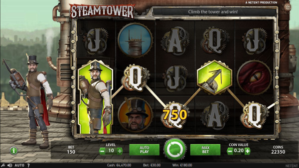 Игровой автомат Steam Tower - большие выигрыши ждут в Вулкан Вегас казино