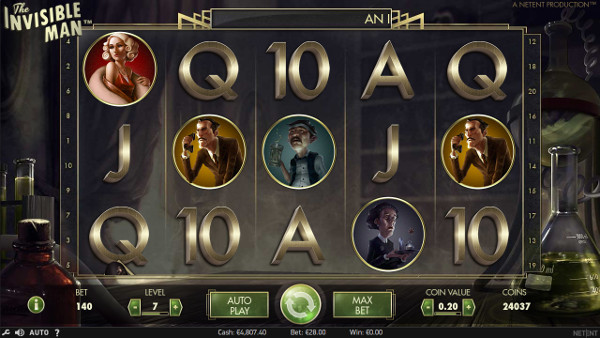 Игровой автомат The Invisible Man - играй онлайн бесплатно в мобильное казино Вулкан