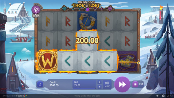 Игровой автомат Viking Gods Thor and Loki - в мобильное казино Вулкан 24 поймай удачу