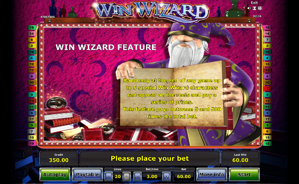 Игровой автомат Win Wizard - играй и побеждай в казино Вулкан на деньги